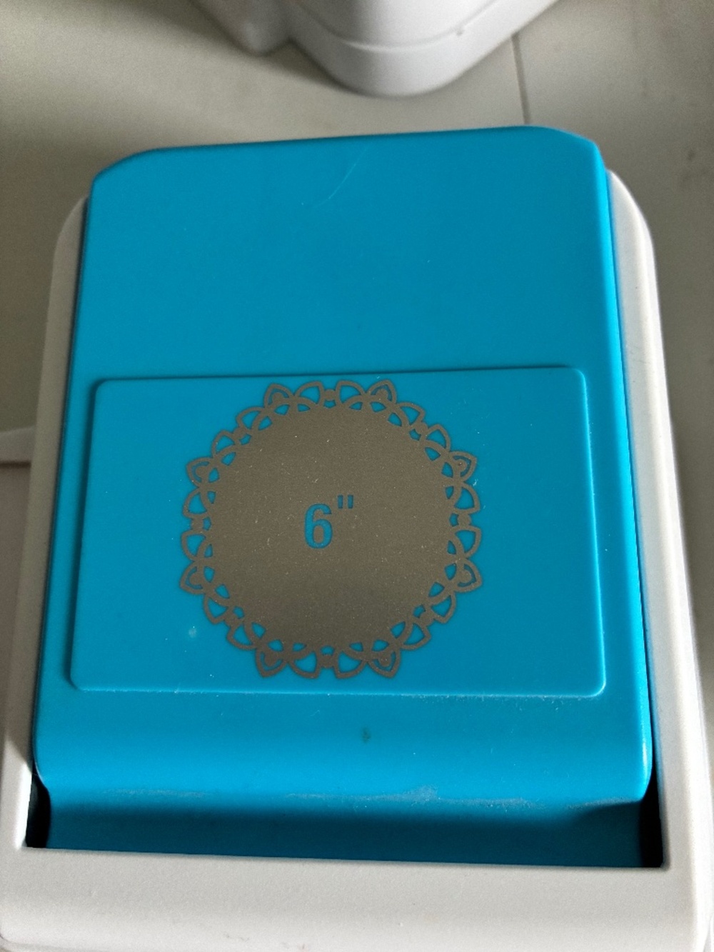 Six inch punch circular floral patterb